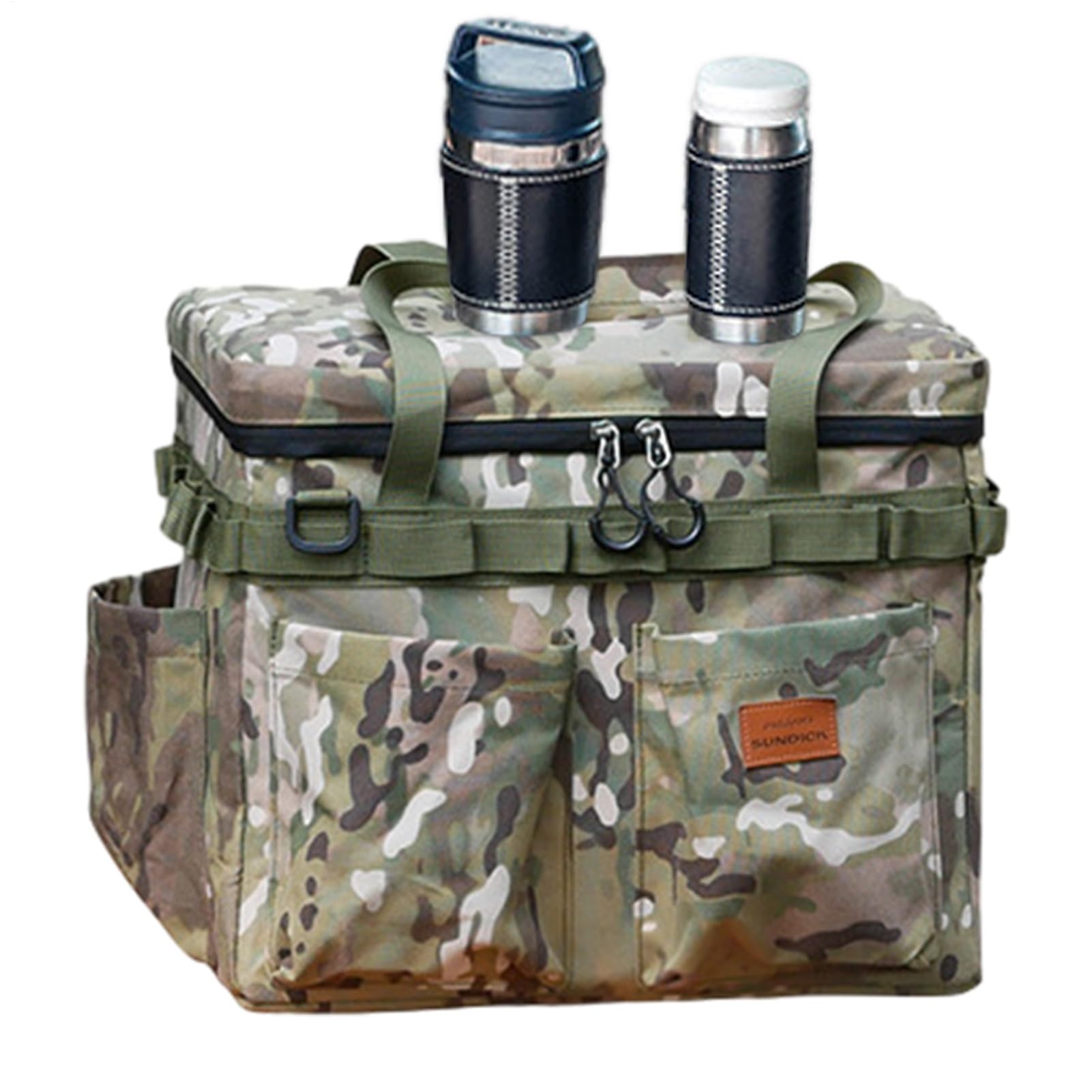 Borse Da Campeggio Per Uomini Impermeabile E Portatile Con Grande Capacità | Borsa Di Stoccaggio Outdoor Con Ganci Per Escursionismo Trekking Pesca Viaggio Avventura