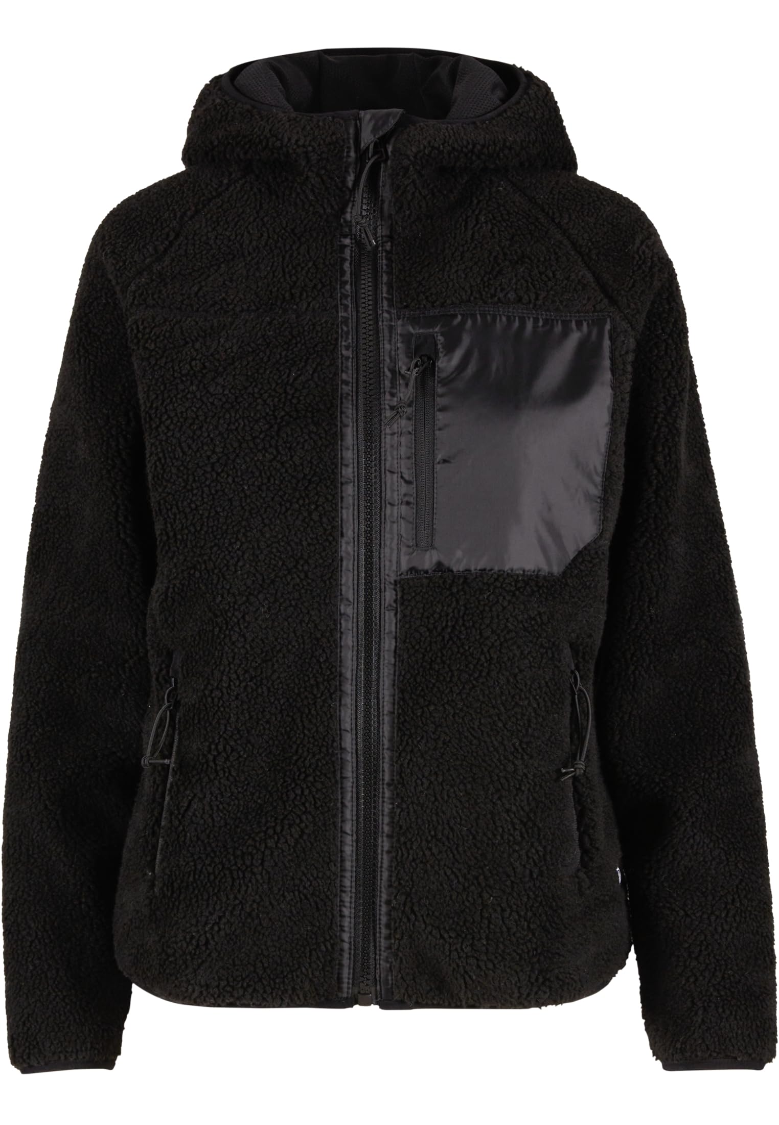 Brandit Women Teddyfl. Jacket Hood 15Y, Farbe: black, Größe: M