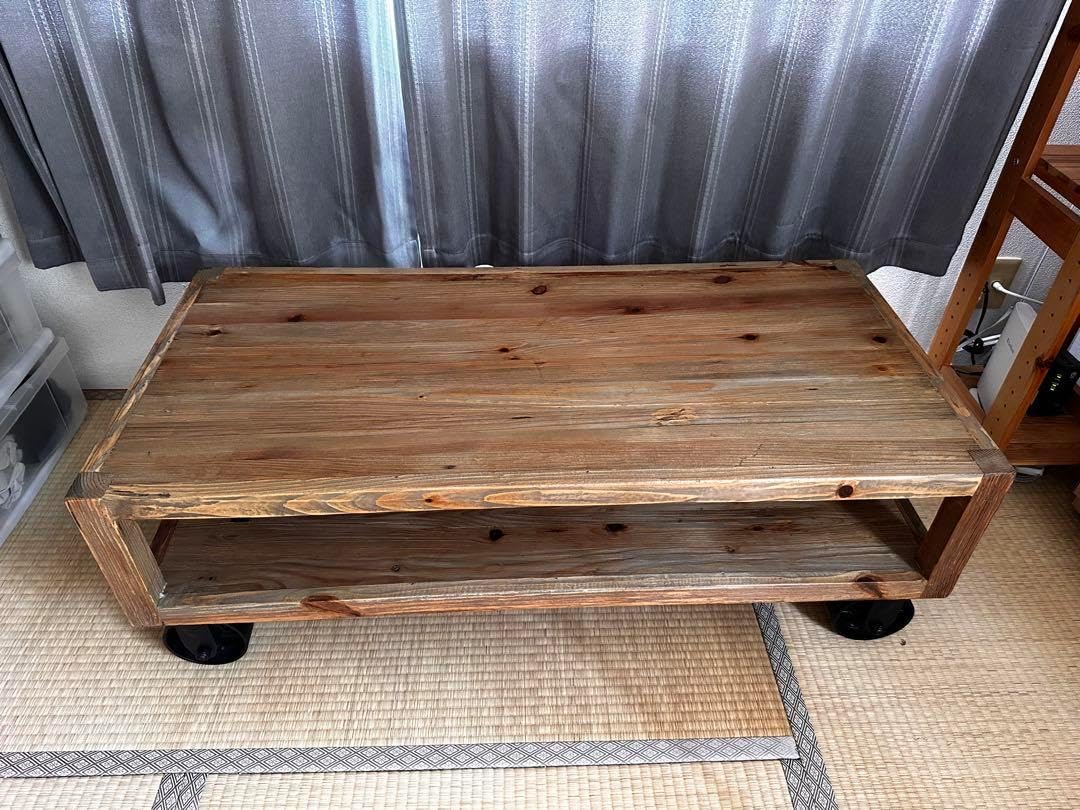 インダストリアルスタイル センターテーブル 木製センターテーブル インダストリアルスタイル センターテーブル 木製センターテーブル