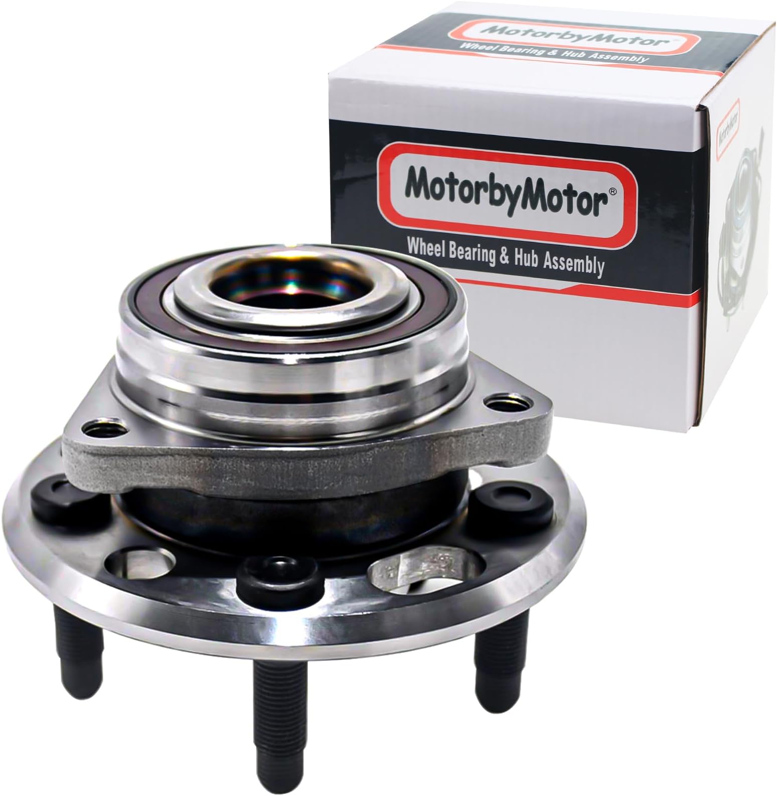 513288 Front Rear Wheel Bearing and Hub Assembly with 5 Lugs for Chevrolet Malibu Limited Impala, Cadillac XTS, Buick Lacrosse Regal, SAAB 9-5 (w/ABS Magnetic Ring; All Models)