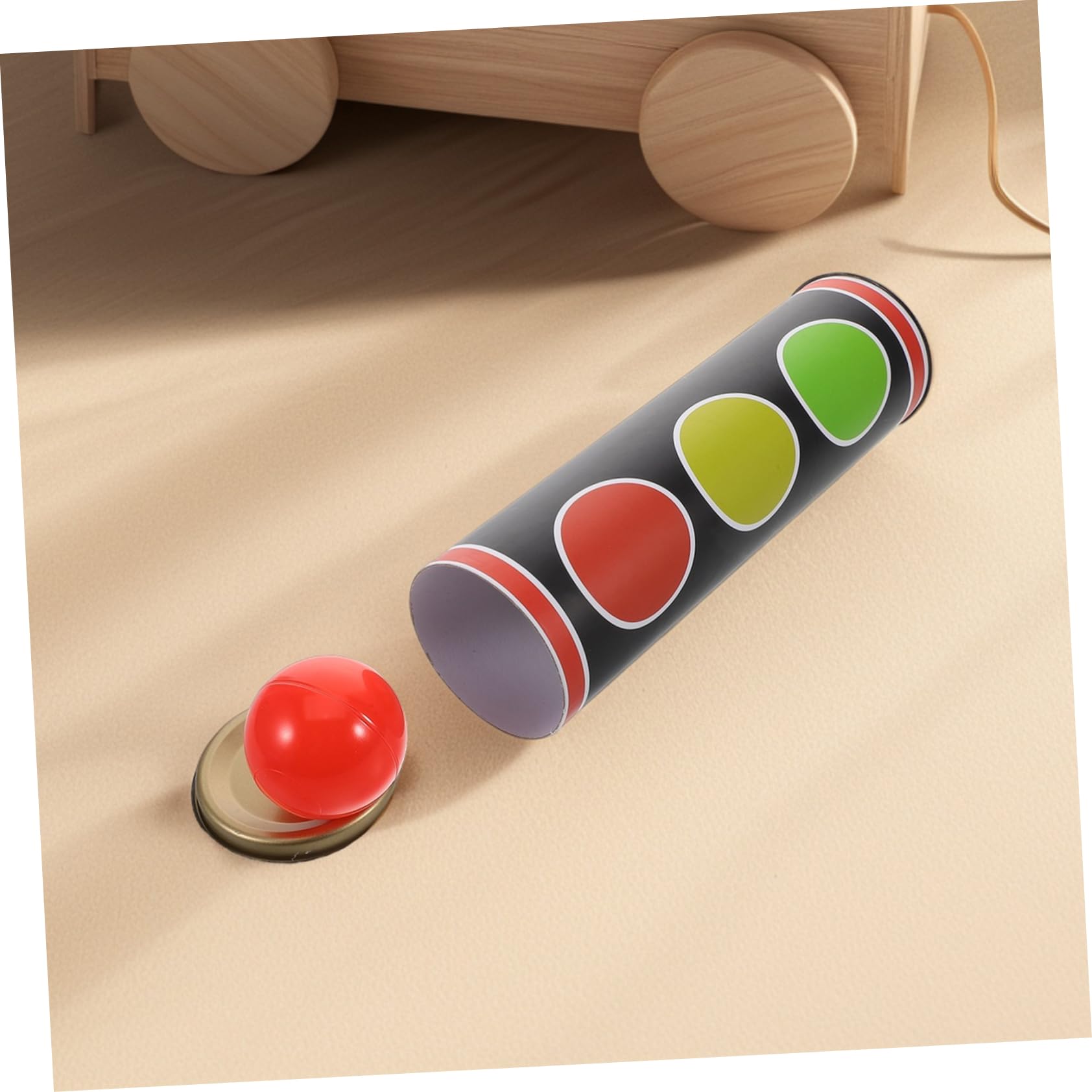 VICASKY 1set Interattivo Con Pallina Colorata e Tubo Gioco Magica Con Cambio Colore Prop Per Spettacoli Di Da Palco e Close-up
