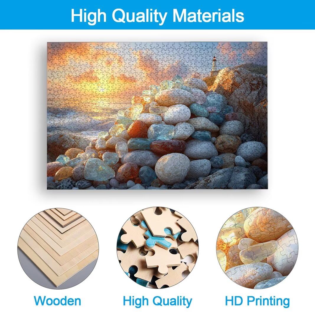 Puzzle 2000 Pièces Adultes, Puzzle 2000 Pieces Coucher Soleil, Cadeau -2160