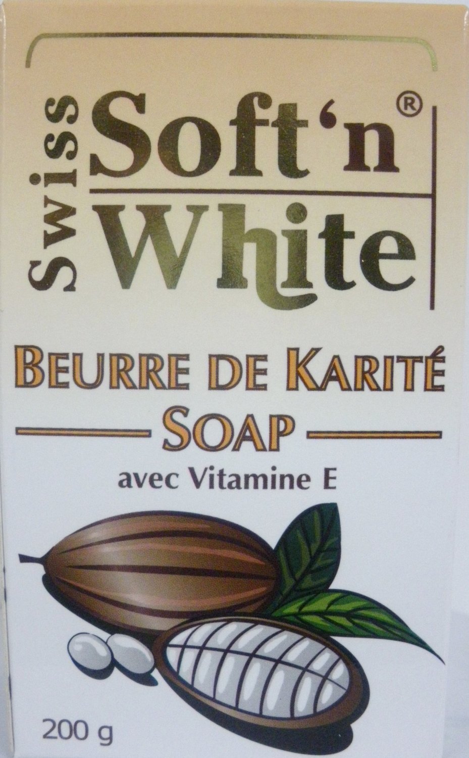 Swiss Soft n White Shea Butter Soap 200g