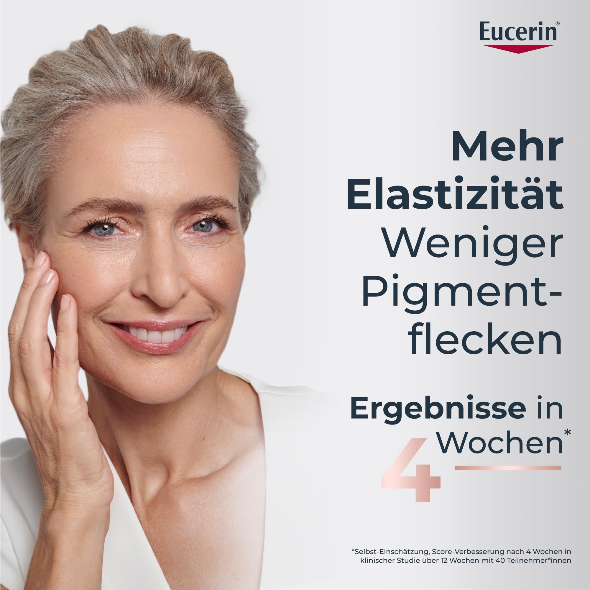 Eucerin Hyaluron-Filler + Elasticity Rosé Tagespflege LSF 30 Nachfüllkapsel 50 ml, Gesichtscreme mit roséfarbenen Pigmenten, Hyaluronsäure und Thiamidol reduziert Falten und Altersflecken