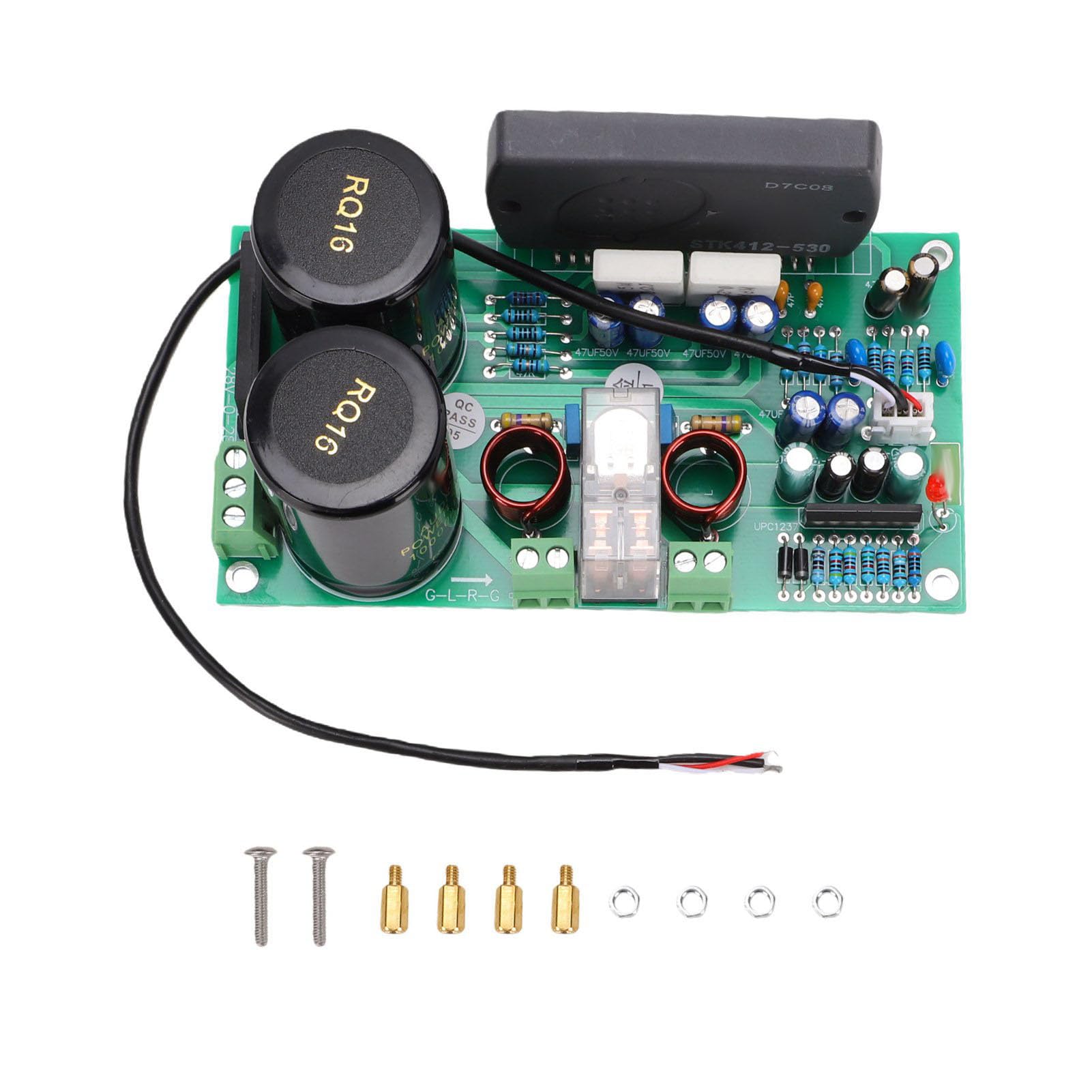 Tonysa Carte Amplificateur à Couche épaisse 200 W X 2, Alimentation Isolée AC 120 V-264 V à 12 500 MA, avec Protection Contre la Surchauffe pour Systèmes HiFi et karaoké Domestiques