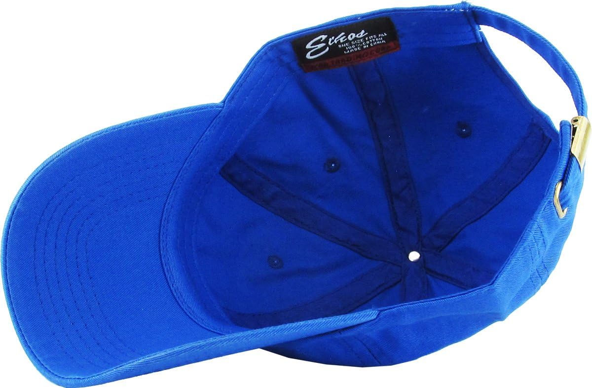 Original Classic Trucker Low Profile Hat Men Women Baseball Cap Dad Hat Adjustable Unconstructed Plain Cap One Size Royal Blue