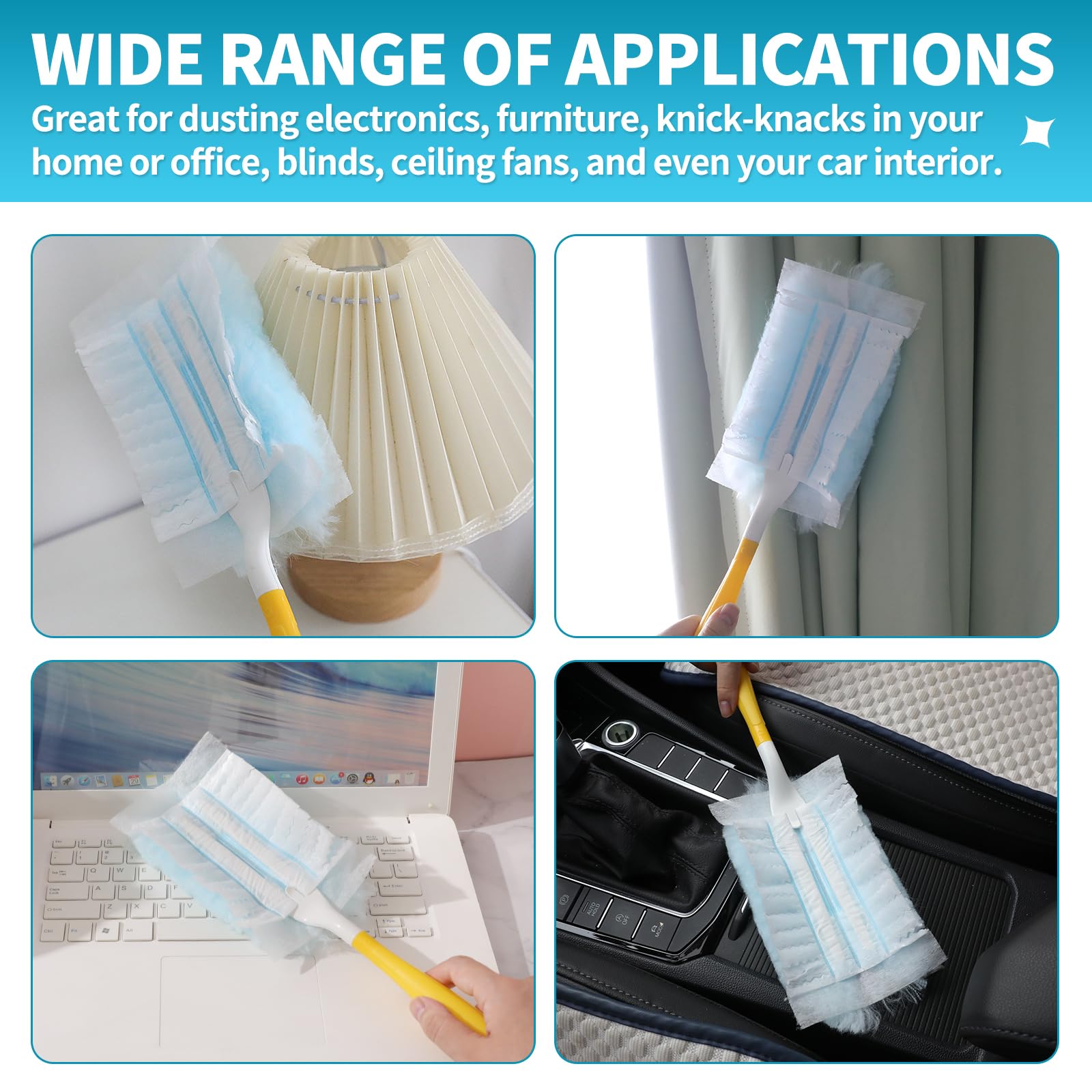 Ricarica per spolverino Swiffer, 30 ricariche resistenti con 1