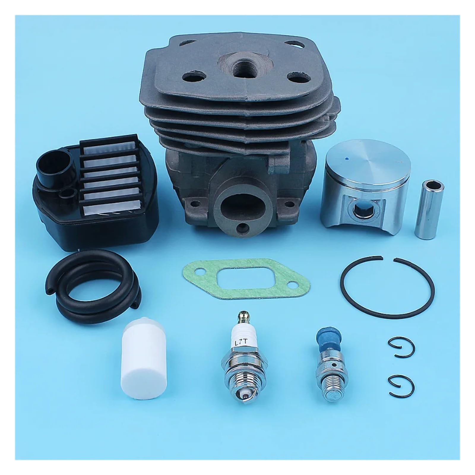 Kit de línea de Gas de Filtro de Combustible y Aire de pistón cilíndrico for Motosierra CS 2159 CS 2156 CS2159 CS2156 EPA, Puerto de Gran Cilindro de 47mm