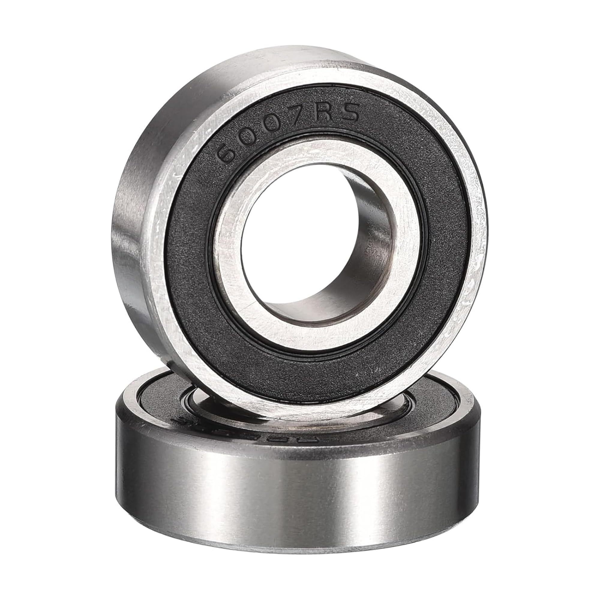 XERFU 6007-2RS 2 Pieces, Z3 V3 HQ, 35mm ID x 62mm OD x 14mm Width, Double Rubber Seals Chromium Steel Ball Bearing-image-24