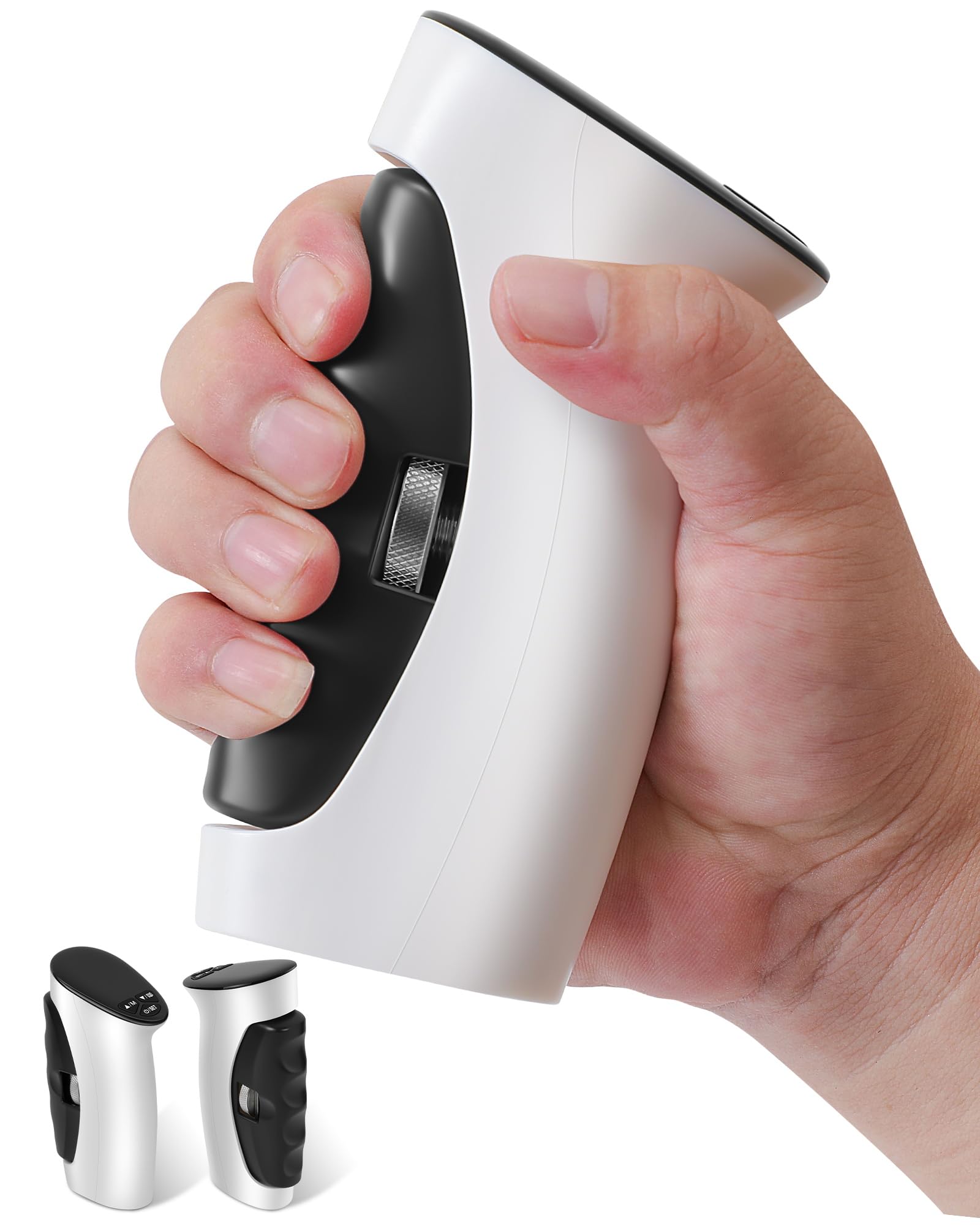 Hand Grip Strength Tester Dynamometer: Digital Electronic Measure Gripper Trainer Muscle Grips Strengthener Test Meter Handgrip Pressure Measurement Device - Handheld Squeeze Force Gauge Dynometer