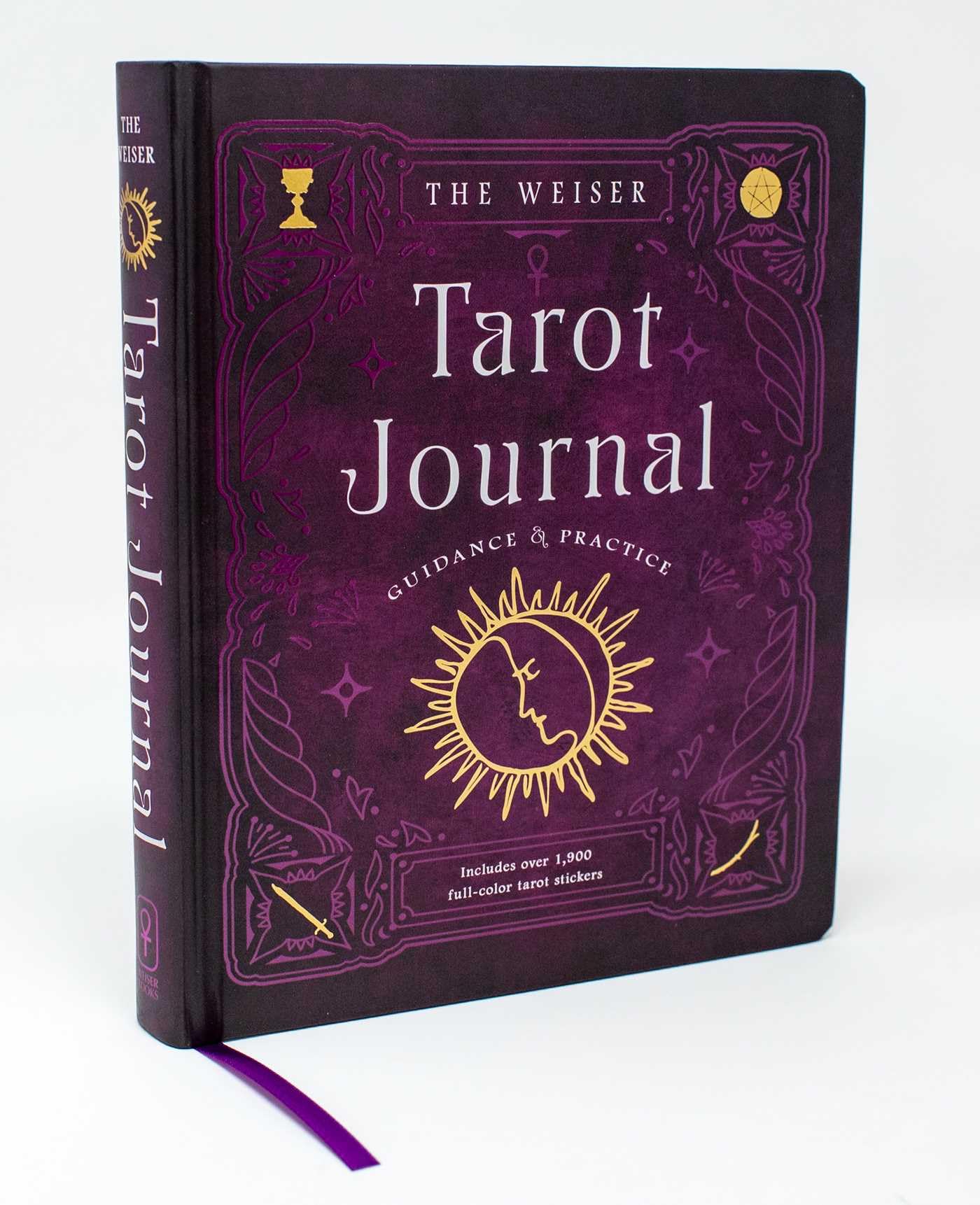 The Weiser Tarot Journal: Guidance and Practice (for use with any Tarot deck―includes 208 specially designed journal pages and 1,920 full-color Tarot ... your readings) (The Weiser Tarot Collection) Hardcover – 21 Sept. 2023