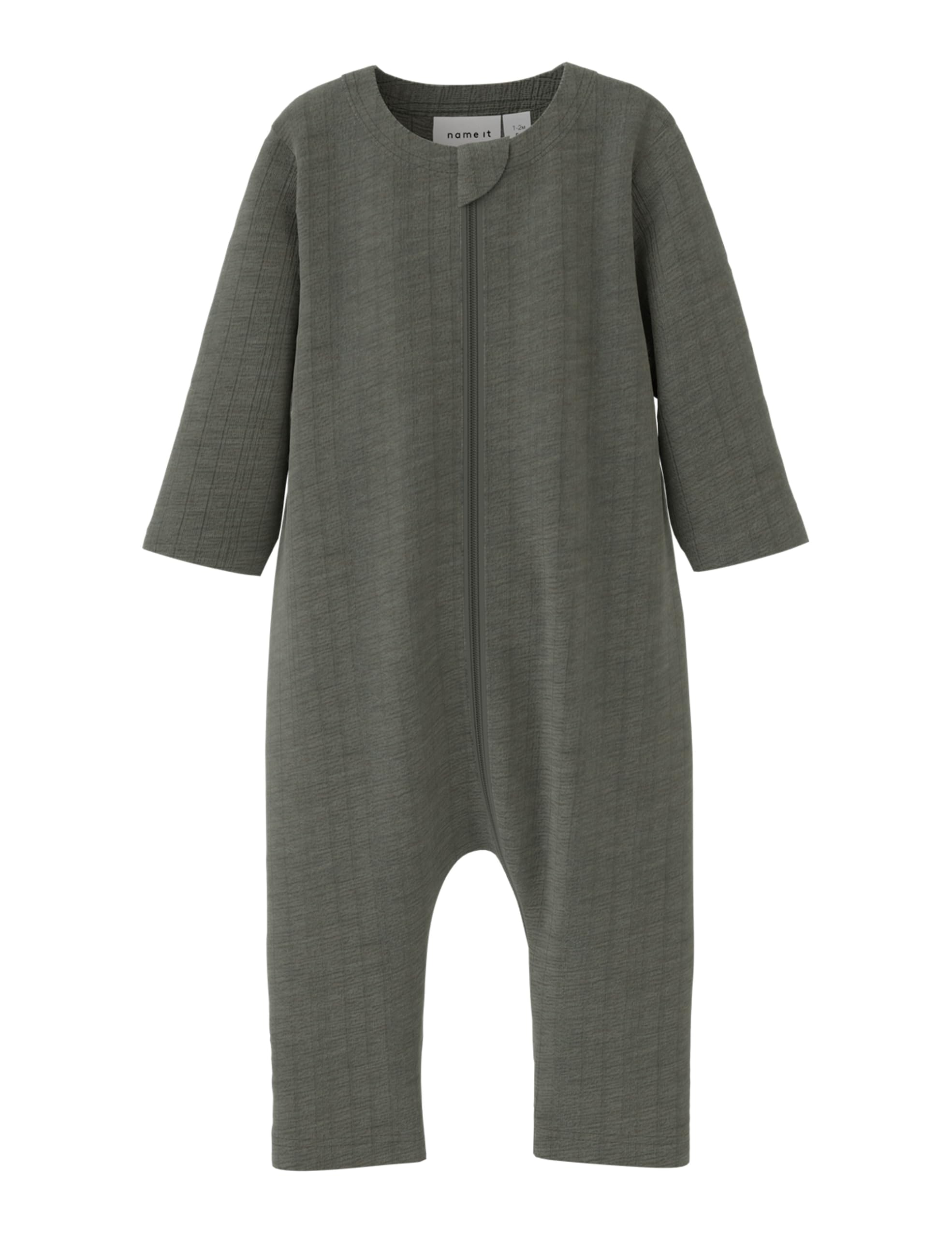 Name IT Baby - Jungen Nbmwang Wool Needle Nightsuit Solid Noos Schlafanzug (1er Pack)