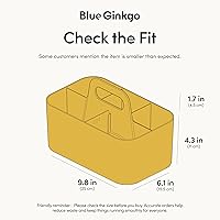 Vista 3 de BLUE GINKGO - Organizador apilable para baño, oficina, manualidades o suministros escolares, transportador portátil hecho en Corea