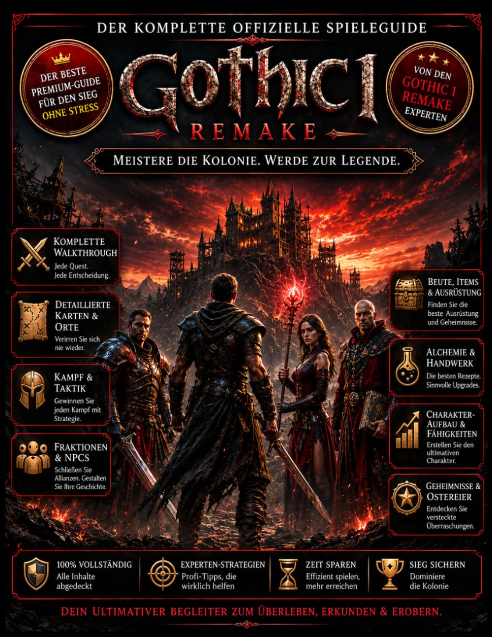 GOTHIC 1 REMAKE: VOLLSTÄNDIGER OFFIZIELLER SPIELEANLEITUNG Alles, was du brauchst, um die Kolonie zu erobern, den ultimativen Charakter zu erschaffen und jedes Geheimnis zu lüften