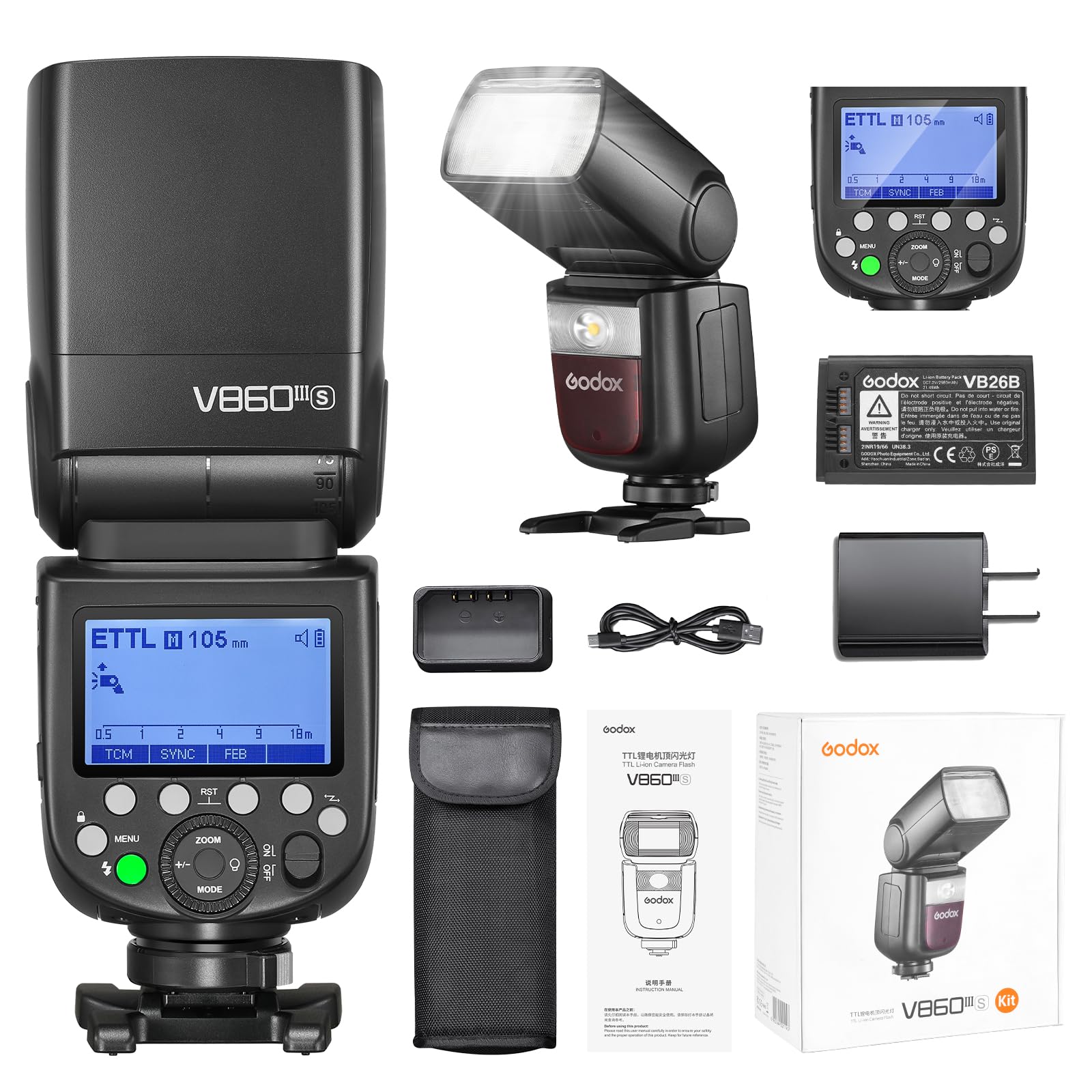 Amazon.com : Godox V860III-S for Sony Camera Flash, Ving V860III
