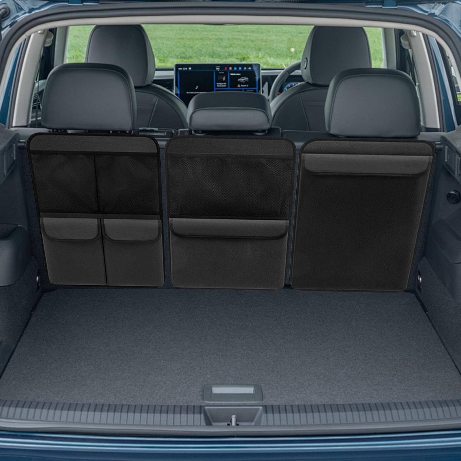 Organizzatore portaoggetti per auto, organizer per sedili auto | borsa multifunzione per auto, contenitore da appendere, contenitore multifunzione per la combinazione posteriore 'auto