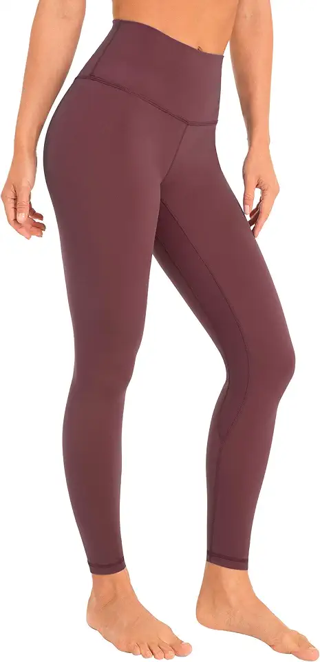 Calças femininas de ioga de cintura alta – leggings macias e não transparentes com controle de barriga para treino, corrida, ioga