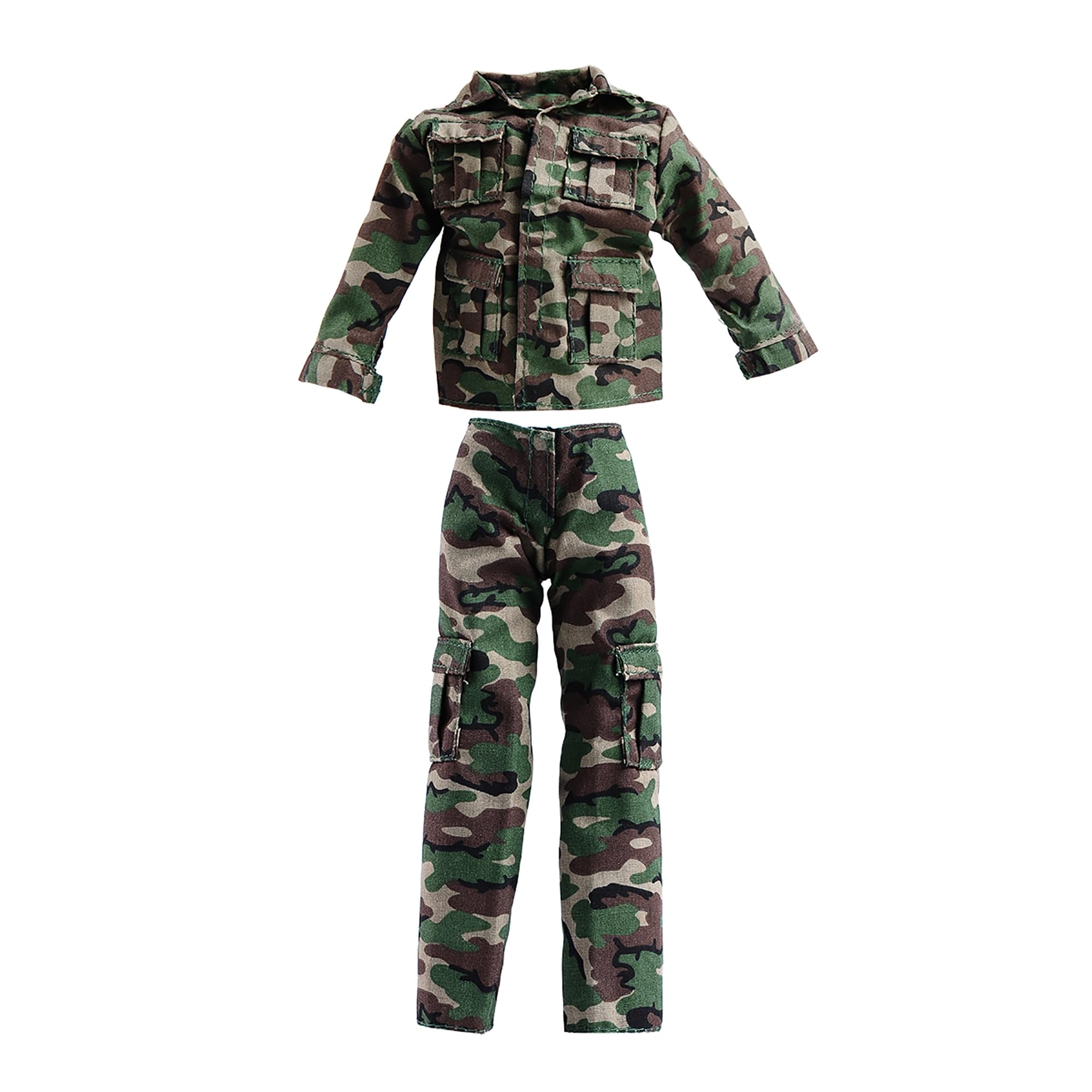 1/6 Scale Customs for Male Action Figure Doll Clothes for 12" Man Figure Body (Camouflage Combat Uniforms)