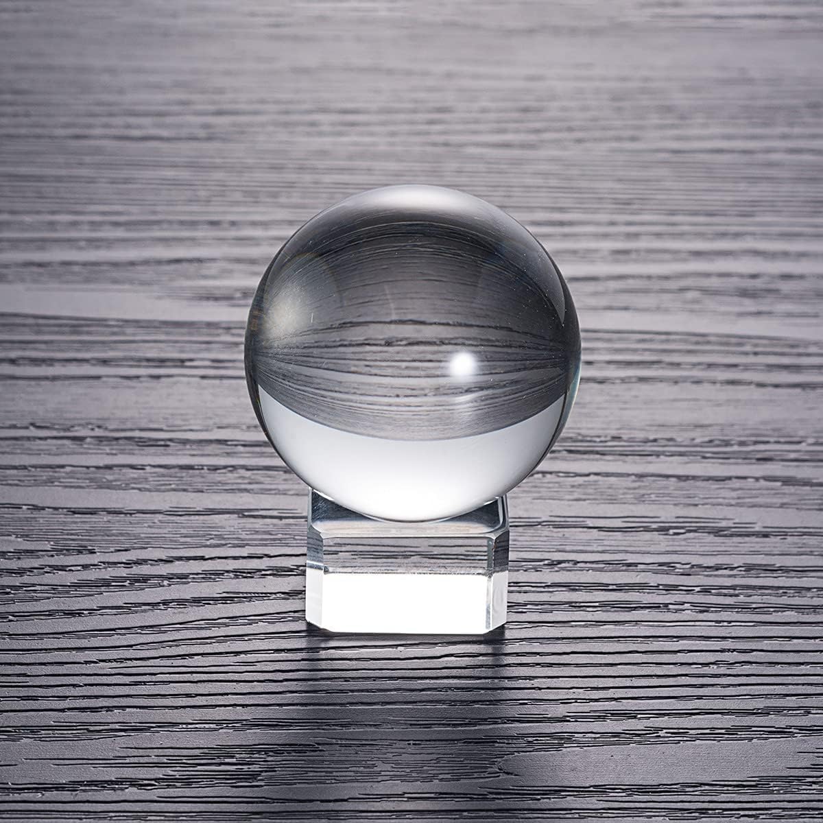 CHENGXINWENHUA Crystal Ball 80mm（3inch） lensball Photography,Fortune Teller,Family Decorative,Feng Shui,Witchcraft,Witch Home Decor,Halloween Decor Healing,Gift