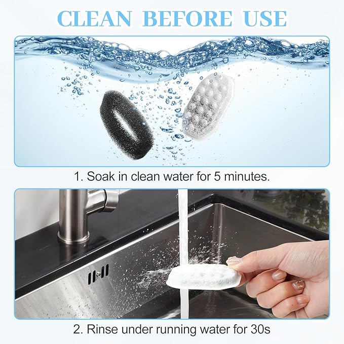 32 Filtros de Repuesto para Fuente de Agua para Gatos miniatura 2