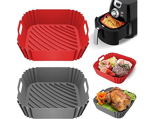 Top 10 Best Silicone Air Fryer Liners 8 QT | Reusable Non-stick Air Fryer Pot