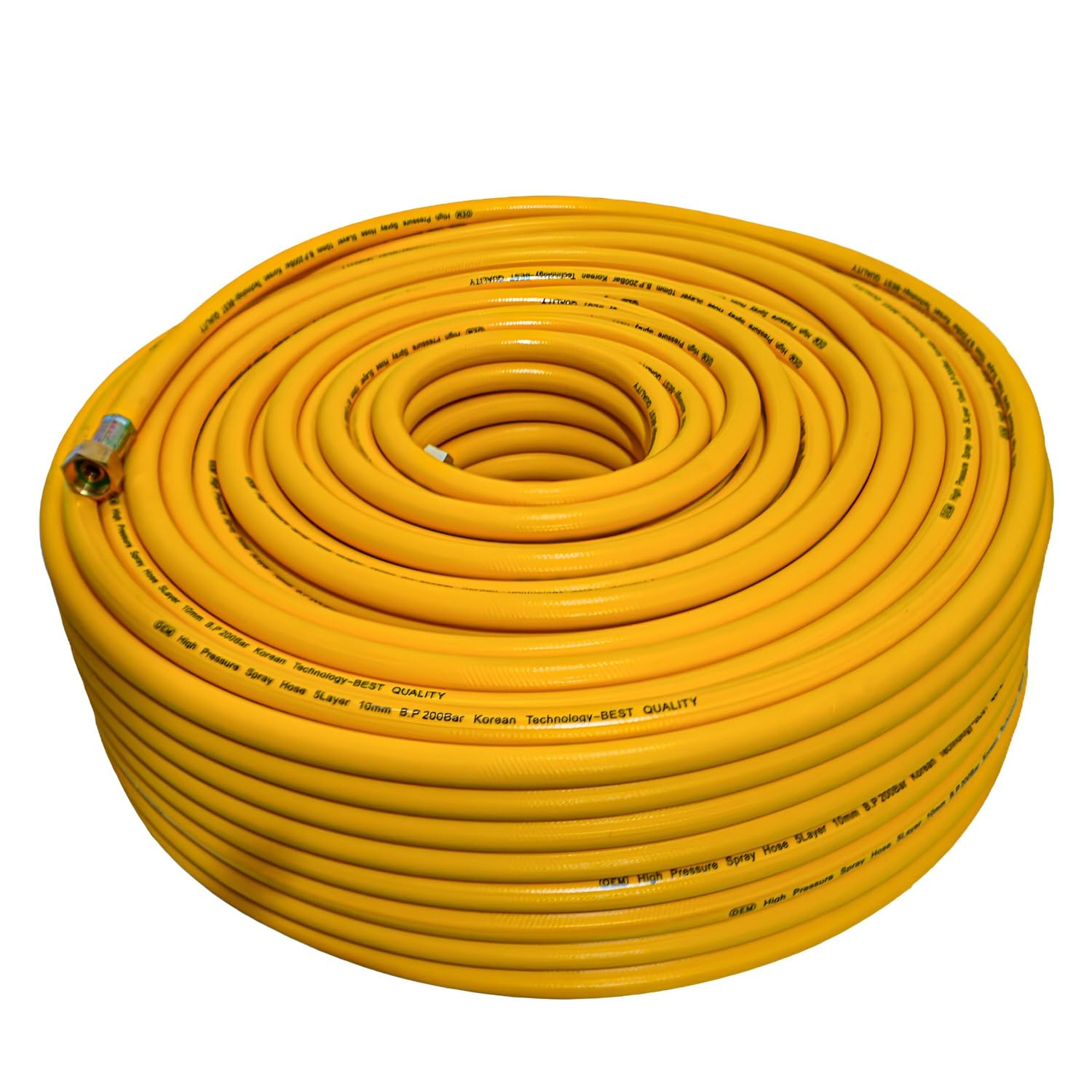 OEM 5 Layered Korean Pressure Braided Hose Pipe 10mm For Gases, Pesticides, Washing car Bike Air Pressure, Paint Spray, All type of cleaning and water Delivery (Both End 1/2’ Female Adapter) 100 Mtr (B0D5YL98JG) Amazon Price History, Amazon Price Tracker