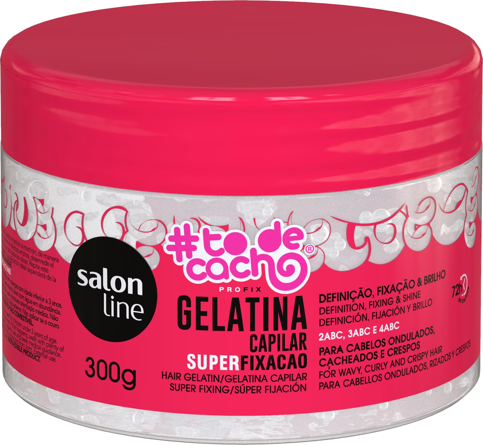 Salon Line Gelatina Intensa Definición, Extrema Fijación y Brillo Extremo 300 gr
