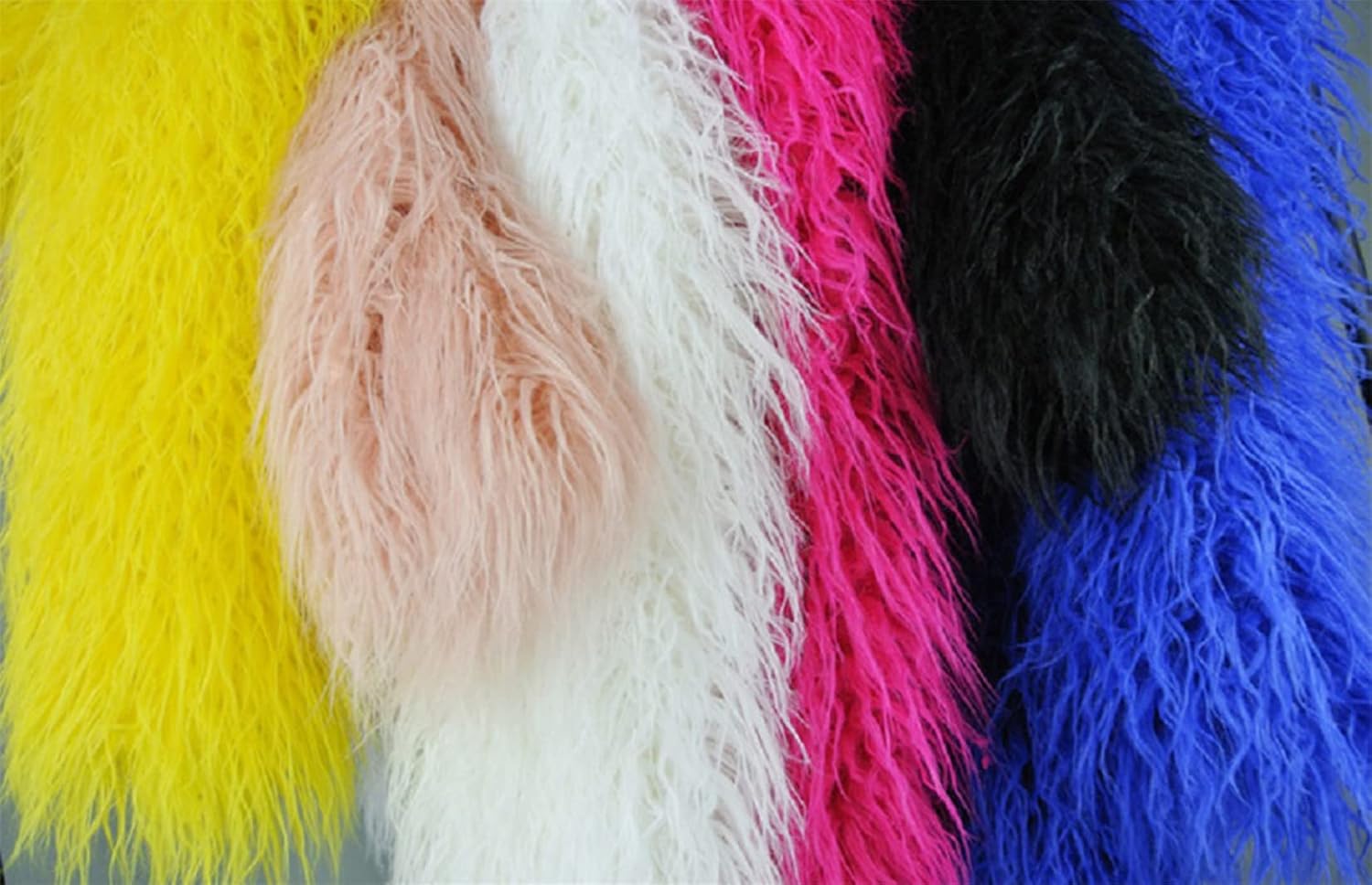 Winter Fluffy Faux Fur Coat Women's Shaggy Jacket Long Sleeve Outwear - Image 5