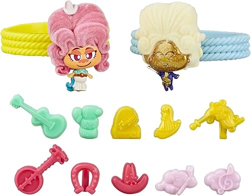 Miniatura 9 de Hasbro Trolls DreamWorks - Paquete de amigos pequeños bailarines con 2 pequeñas figuras de bailarines, 2 pulseras y 10 dijes, juguete inspirado en