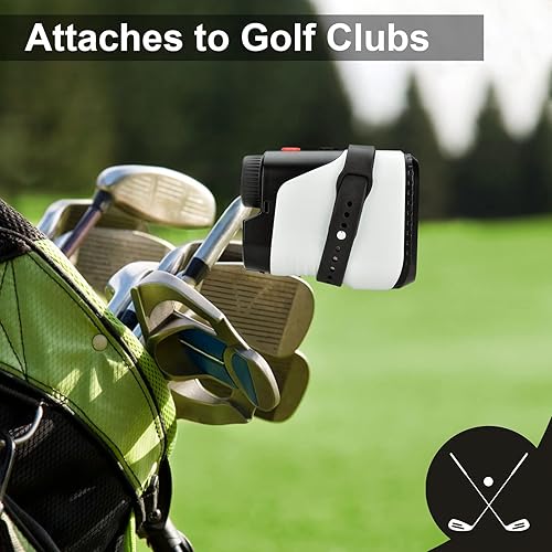 Miniatura 5 de iGuerburn Correa magnética para telémetro de golf, soporte para telémetro, imán fuerte, atrae seguro al carrito de golf, envoltura de silicona