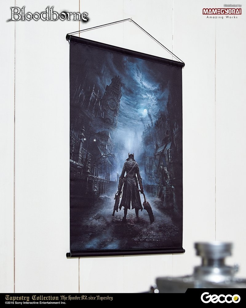 Amazon.co.jp: Bloodborne/ 狩人(ハンター) B2サイズ タペストリー