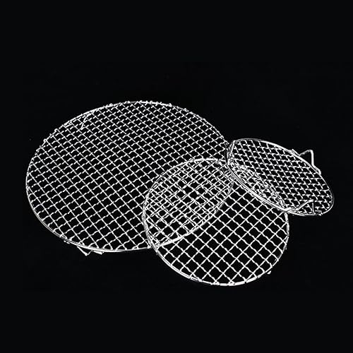 Miniatura 5 de Rejillas redondas de enfriamiento para cocinar hornear de acero inoxidable resistente rejilla de alambre para hornear de 11 pulgadas, apto para