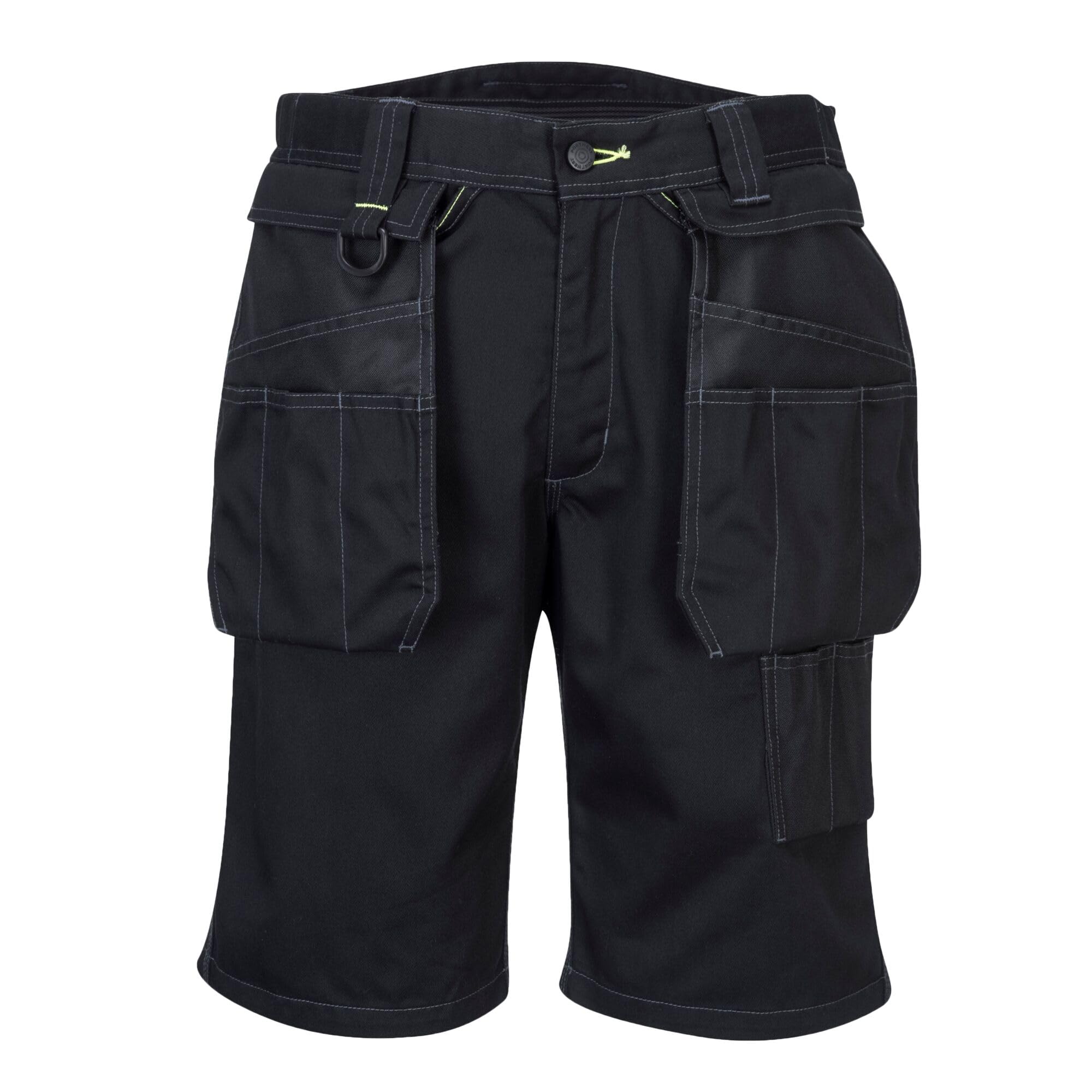 Portwest PW3 PW3 Holster Work Shorts Black Waist: 36" Colour: Bla