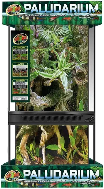 Zoomed Paludarium 30x30x60cm 15L Reptile/Amphibian Terrarium