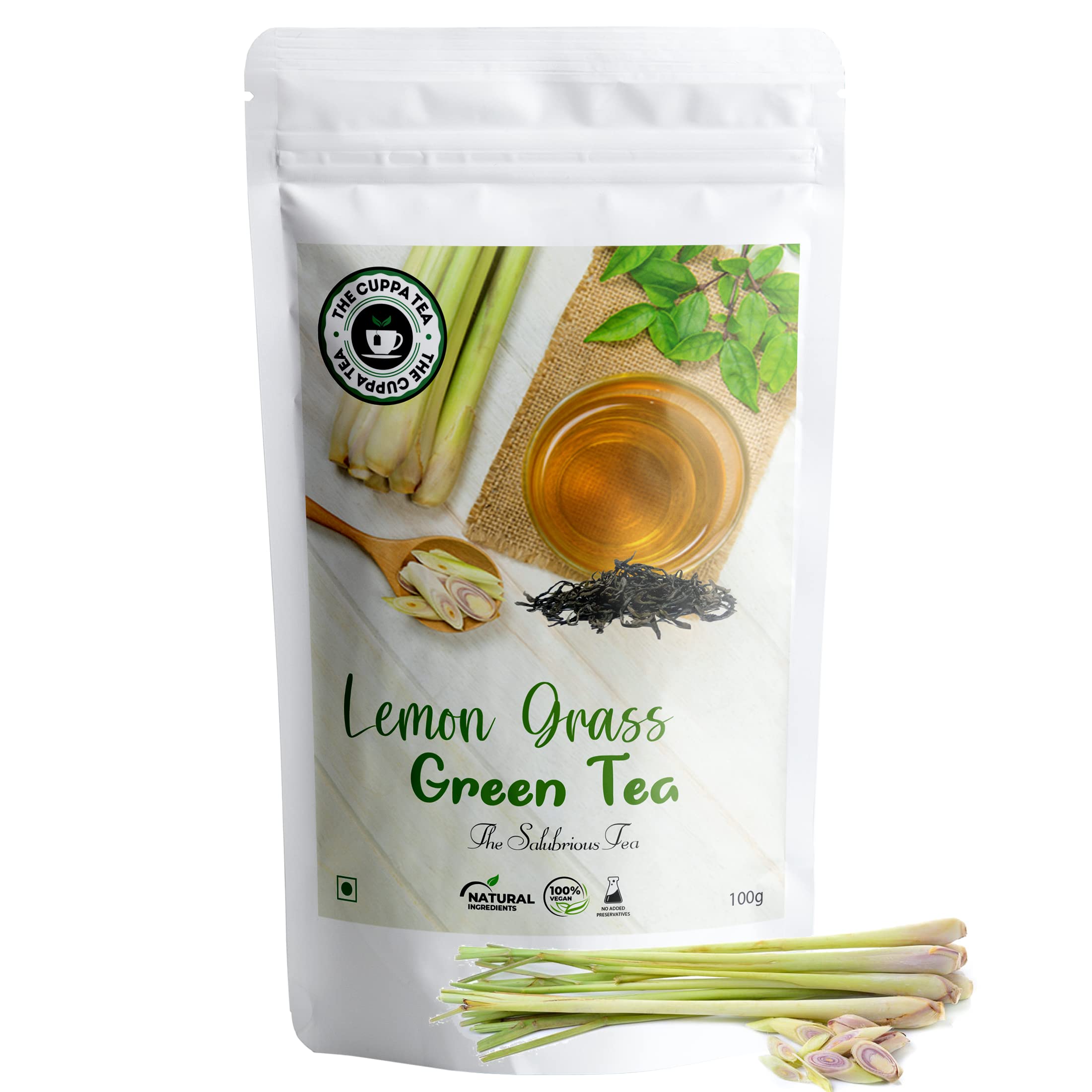 THE CUPPA TEA - Lemon Grass Green Tea, 100% Natural Premium Infused Loose Tea Leaf with Lemon Grass (100g, Makes 50 Cups) (B09QL3TQBH) Amazon Price History, Amazon Price Tracker