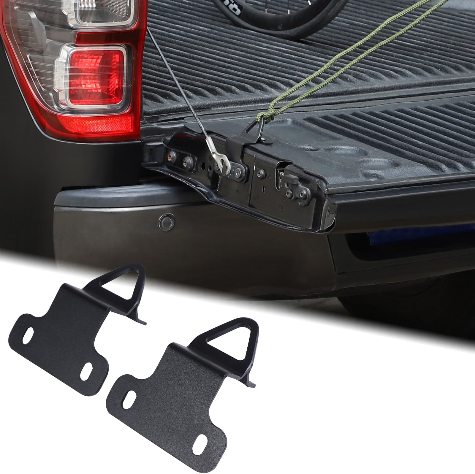 Car Tailgate Tie Down Anchor Bed Cleat Compatible with Ford Ranger 2015-2022 Heavy Duty Truck Tailgate Bed Tie Down Anchors Rings Trailers Hook Cargo Bolt Pickups Load Anchor Replacement Accessories