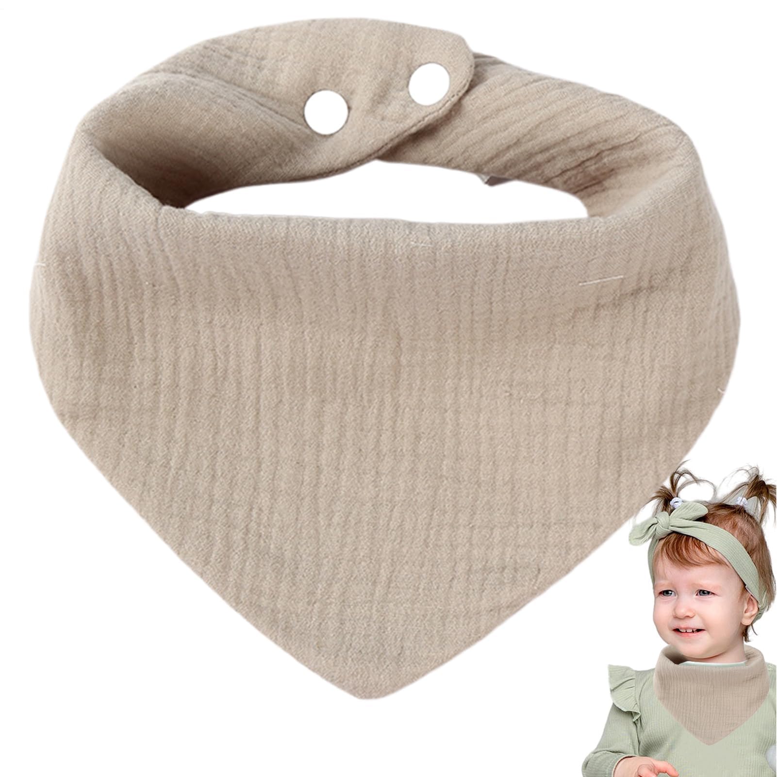 Bandana Bibs – 32x33cm Pure Cotton, Absorbent Triangle Bib | Perfect For Feeding Teething Drooling Clothes Mealtime Burping Soft Comfortable Decorative Washable Use
