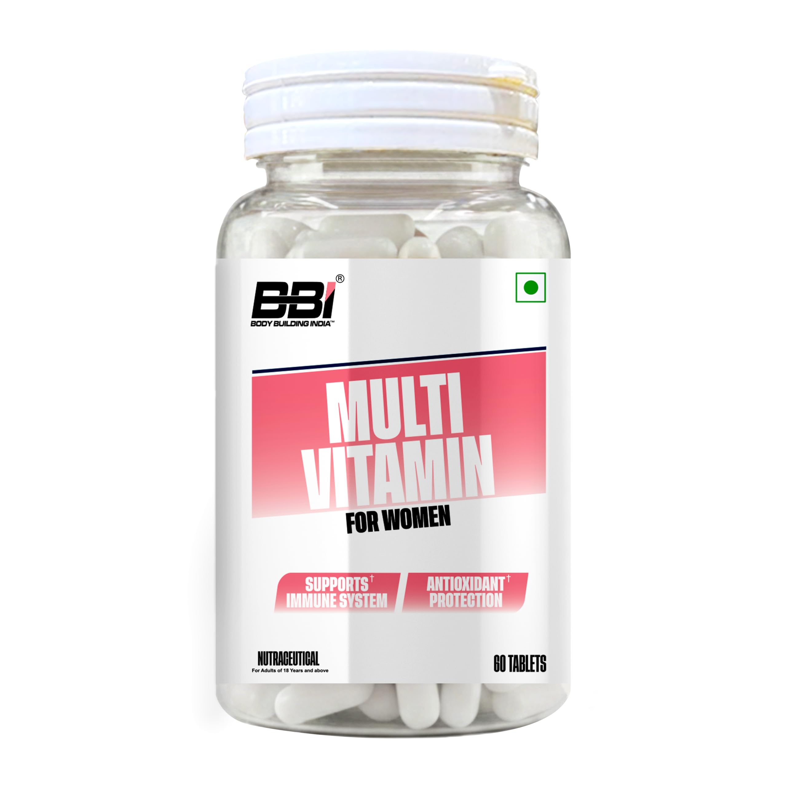Multivitamin for Women Supplement – Vitamins & Minerals for Energy, Immunity & Beauty | 60 Tablets