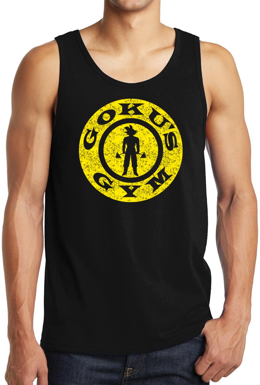 Goku S Gym Tank Top Fun Anime Workout Buy Online In Macedonia At Desertcart