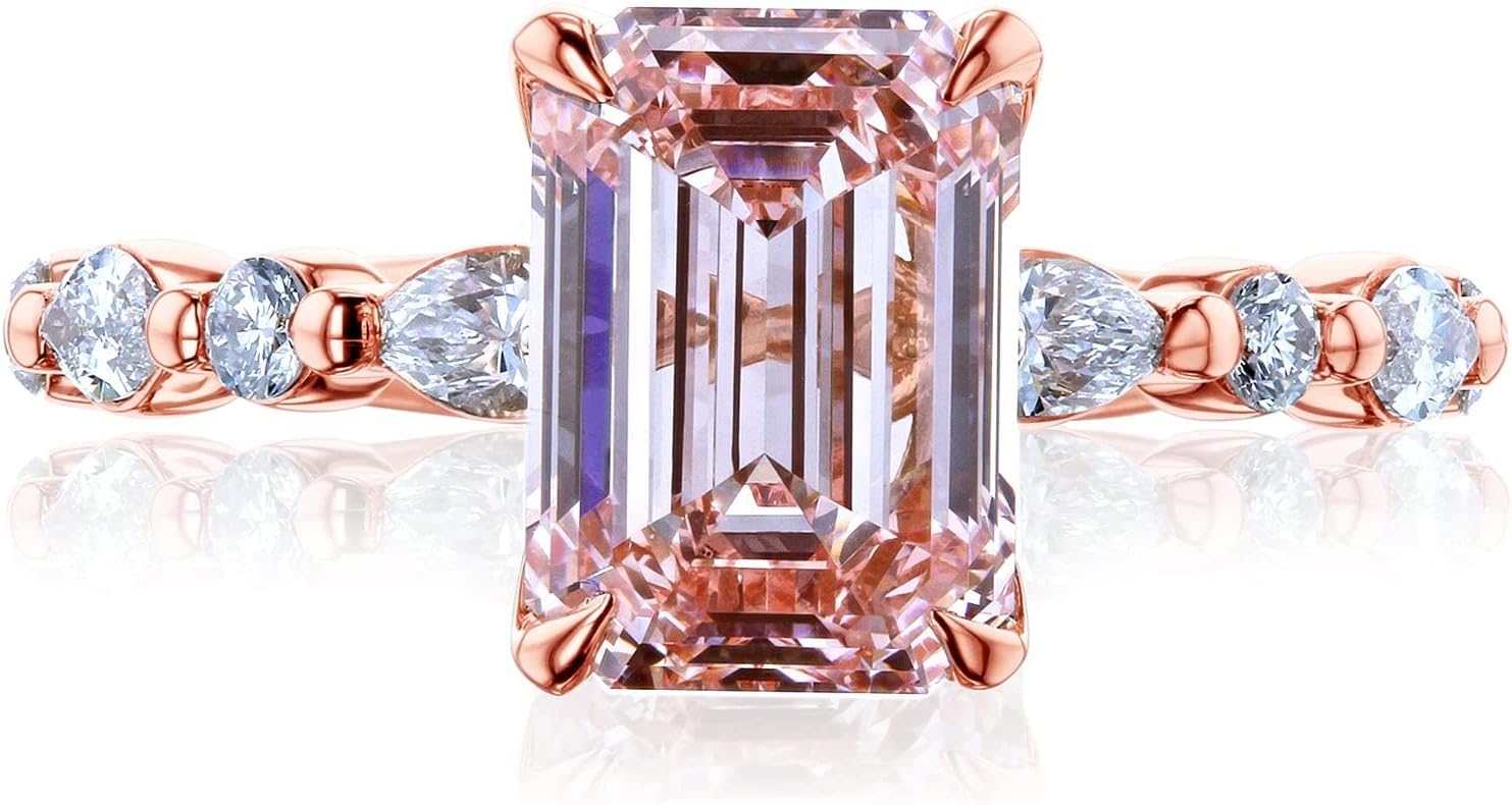 Kobelli 3.64ct.tw Pink Diamond Bubble Ring (IGI Certified)