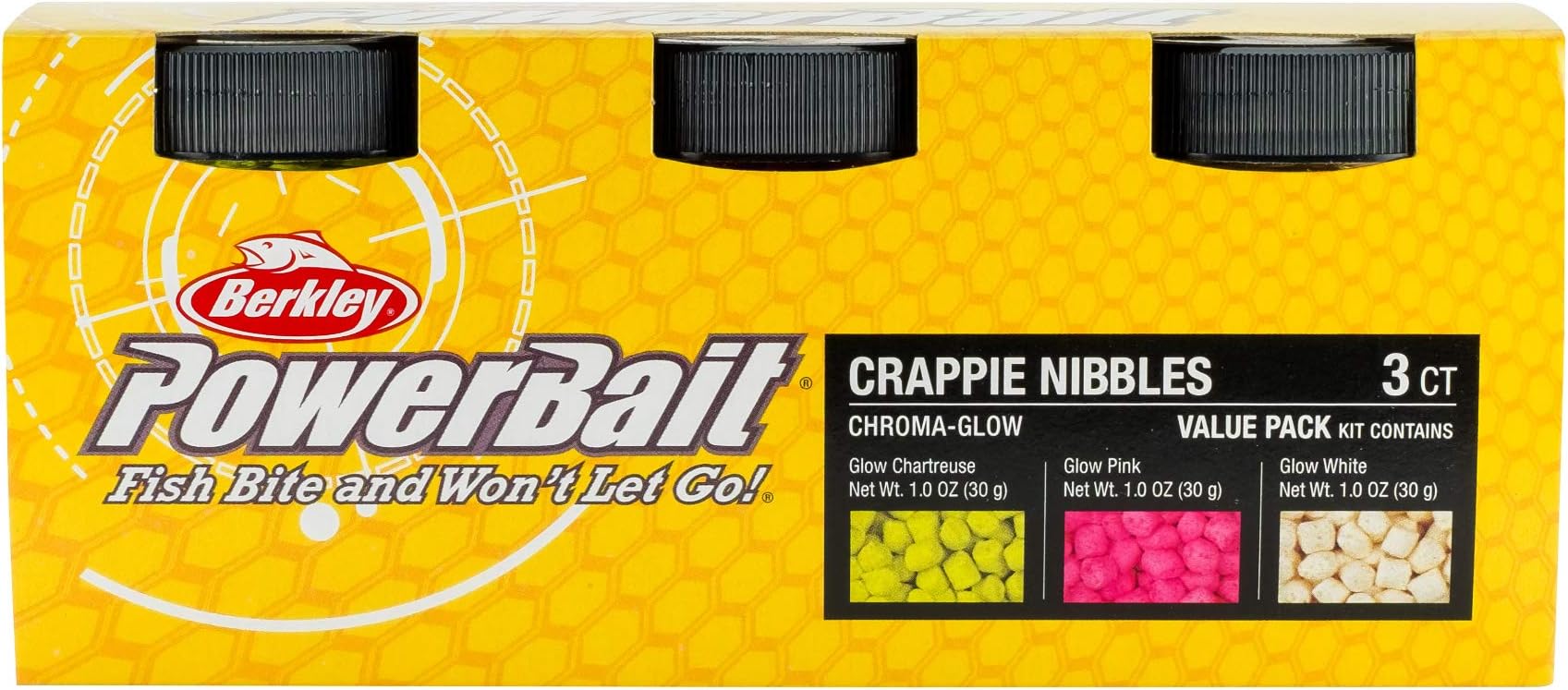 Berkley PowerBaitChromaGlow Crappie Nibble Asst