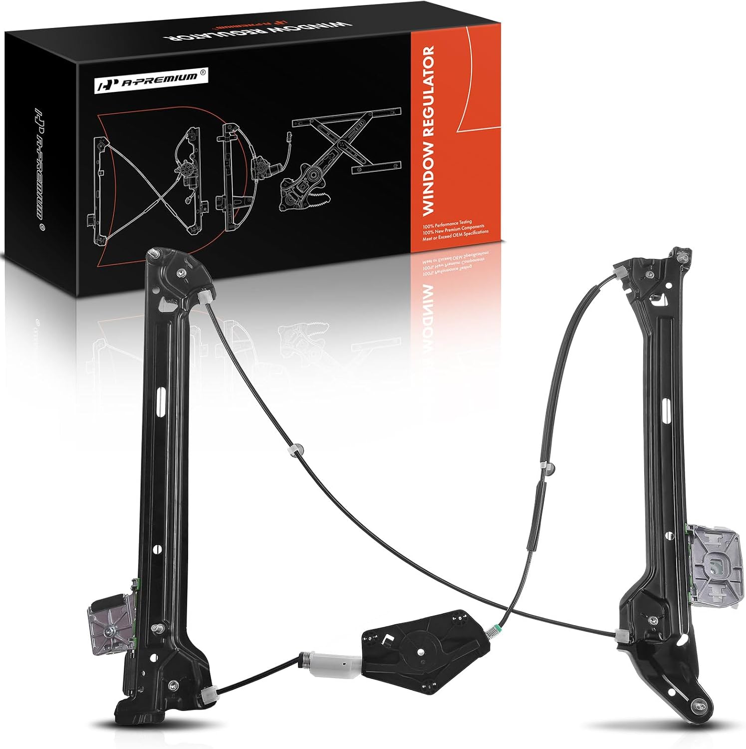 A-Premium Power Window Regulator Without Motor Compatible with Audi A5 2010-2014 A5 Quattro 2010-2017 S5 2010-2017 Front Right
