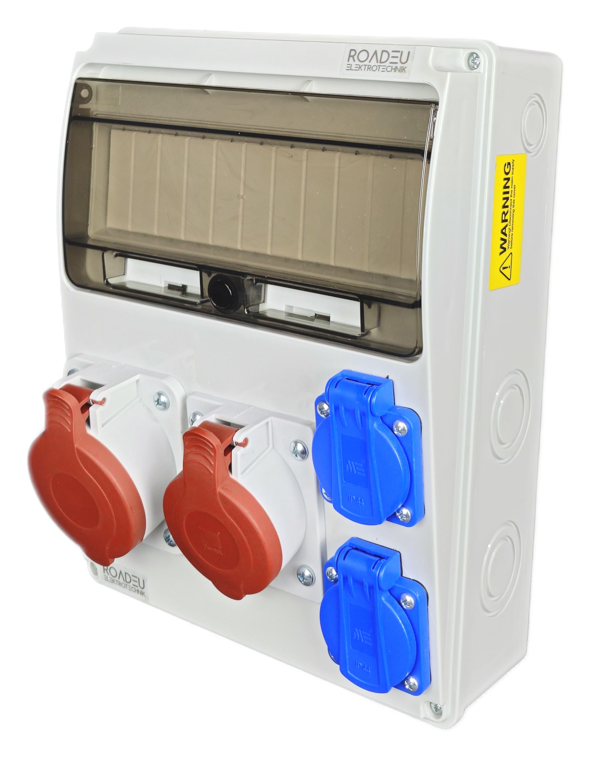 Quadro Elettrico Da Cantiere Munloo - 16A, 220V, Con Prese Industriali, Per Interni Ed Esterni