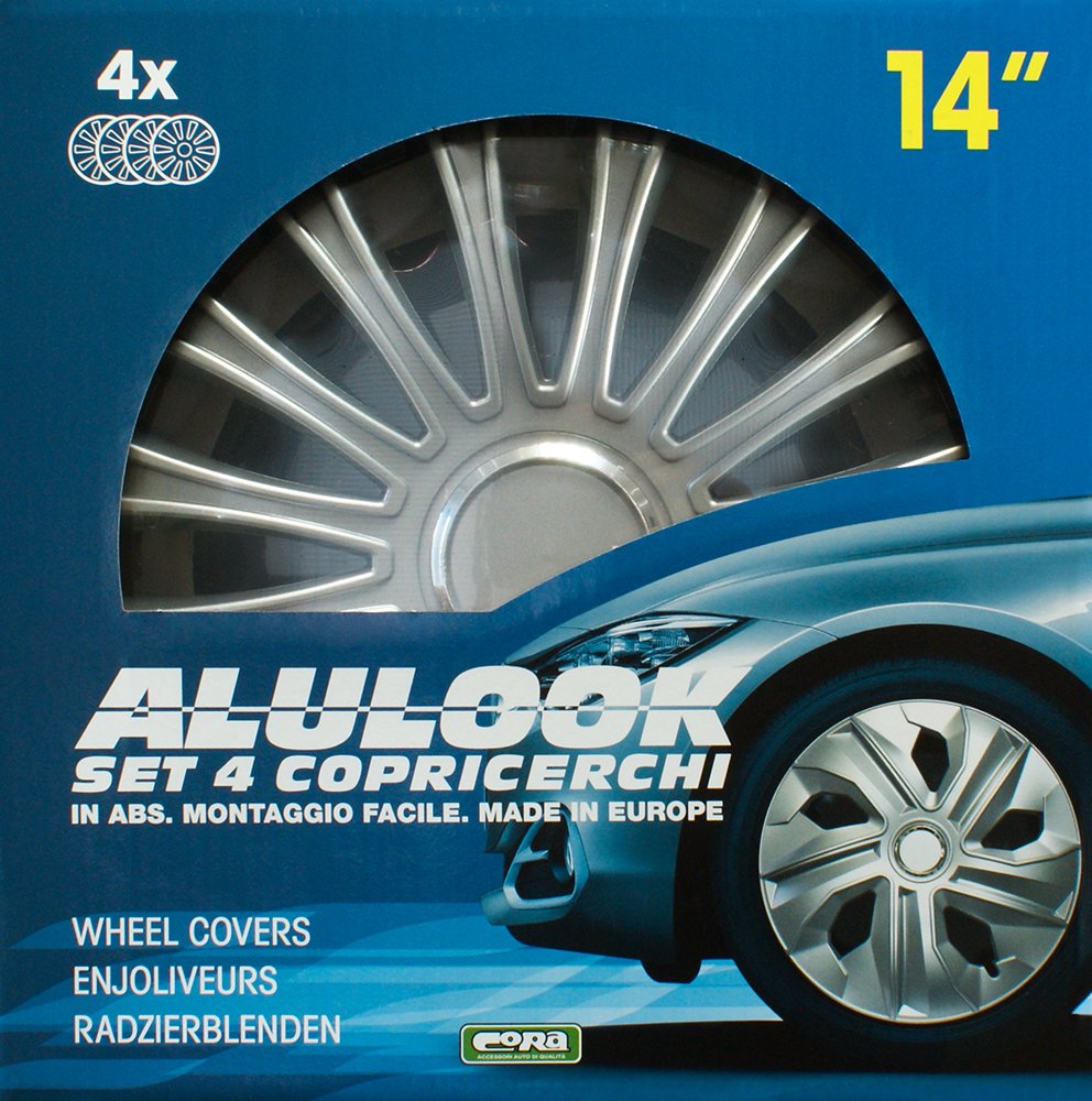 CORA 40744 Box 4 Alulook Dino Ring Copricerchi, 14"
