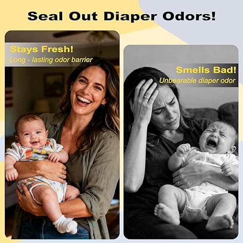 Miniatura 6 de Compatible con cubos compactos, selectos y clásicos, paquete de 6 bolsas de repuesto cuadradas, película continua de EVOH multicapa, control máximo