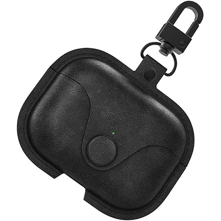 Amazon Airpods Proケース Atic Airpods Pro カバー エアーポッズプロ ケース Puレザー カラビナ付き エアーポッズ プロ ケース 全面保護 オシャレ 軽量 Airpods Pro 第3世代 ケース 皮革 ワイヤレス充電対応 Ledライトが見える Black Atic 家電 カメラ