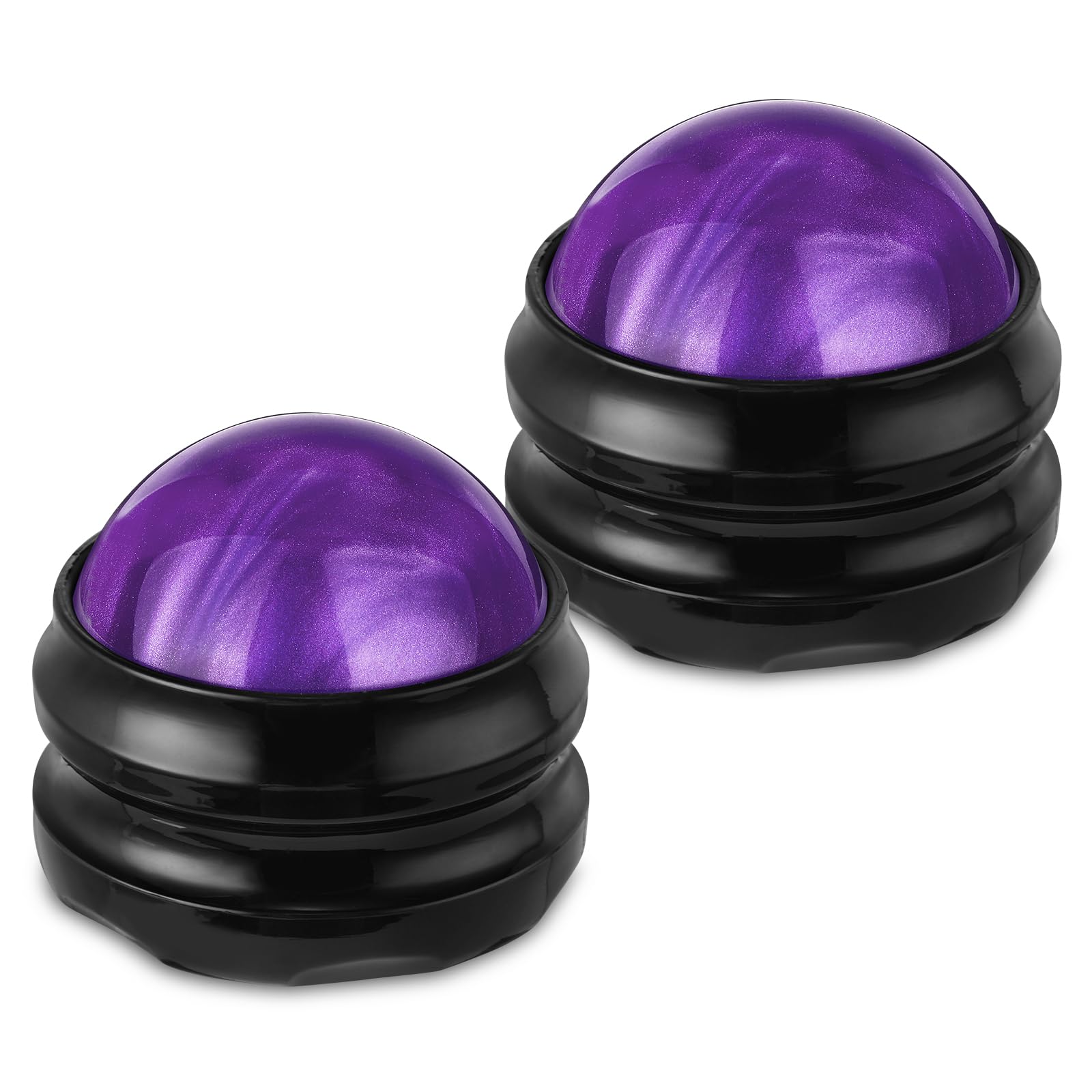 YESMET Massage Ball 2PCS, Massage Roller Ball, Roller Ball Massager for Sore Muscles Pain Relief, Relax Full Body Massage Tools for Shoulders, Neck,
