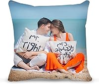 Vista 1 de Almohada personalizada, almohadas de fotos personalizadas con relleno, 20 x 20 pulgadas con impresión dúplex de imagen/texto, regalo único