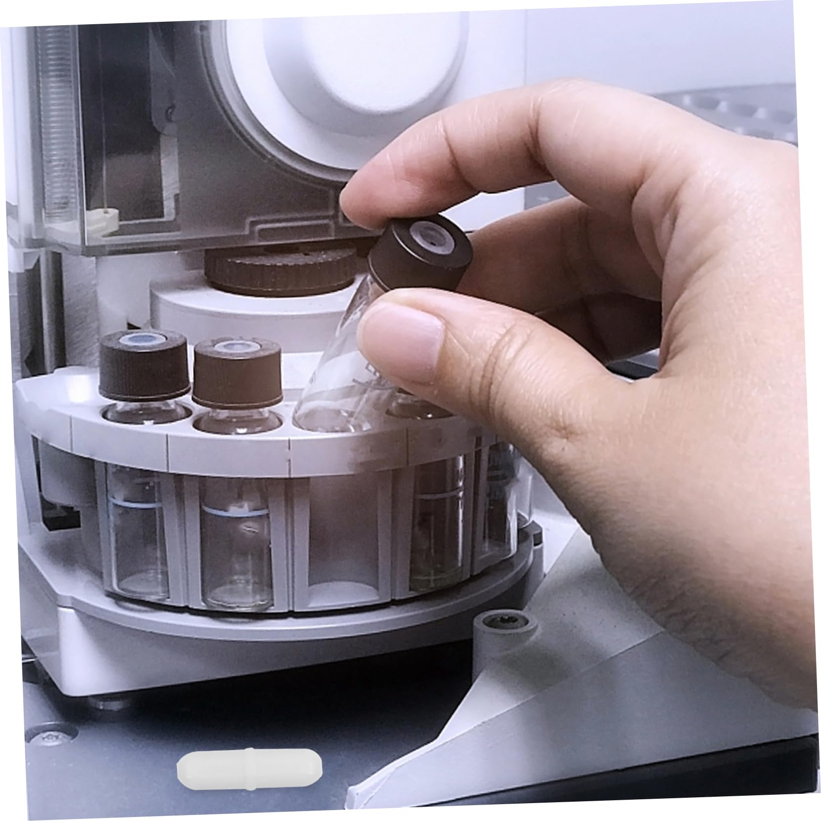 OUNONA 5 Stück Magnetische Rührstäbe aus Ptfe für Labor und Wissenschaftliche Forschung mit Verschleißfestigkeit und Verbesserter Gleichmäßiger Rotation