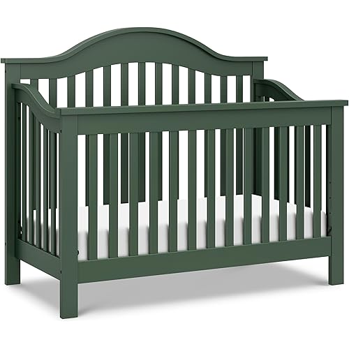 Jayden 4-in-1 Convertible Crib in Forest Green, Greenguard Certified